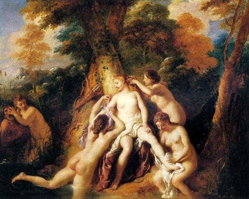 Jean-Francois De Troy Diana And Her Nymphs Bathing